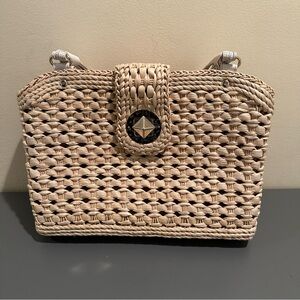 Kate Spade Woven Tan Handbag